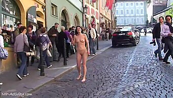 Outdoor Nudity: Horny Babes Get Naked In Public