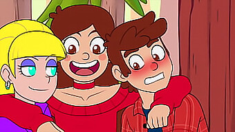 Sesso Con Figa Rasata E Cowgirl In Gravity Falls, Parodia Animata