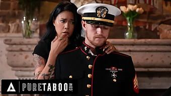 Mature Widow Dana Vespoli Fantasizes About Her Stepson In Military Attire