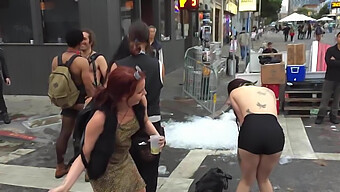 Valentine'S Day Public Bdsm In Slow Motion