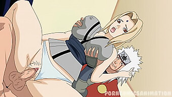 อนิเมะ Milf Tsunade ได้รับการเย็ดอย่างรุนแรงกับ Jiraiya ในภาพเคลื่อนไหวแบบฮาร์ดคอร์