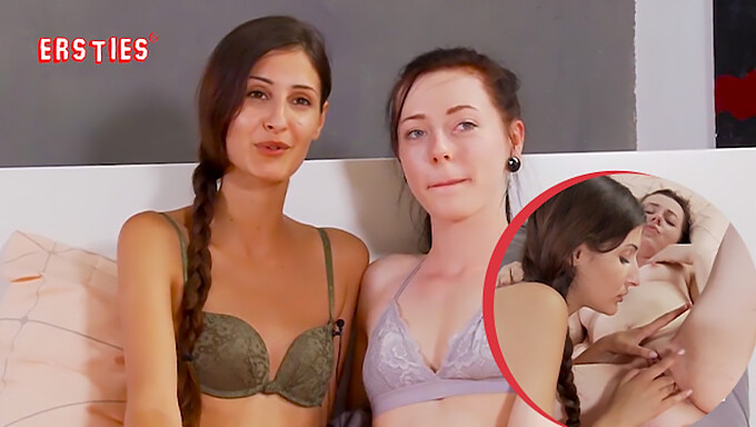 Milena E Lisa M Si Concedono Un Ditalino Lesbico E Apprezzamento Della Macchina..