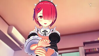 Re Zero'Da Ram Ile Romantik Bir At Sırtında Rahatlatıcı Hentai Yolculuğu