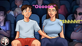 Step-Sister'S Hentai Game: Cumming In Cinema Now